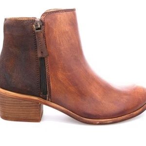 Brown Leather Ankle Boots